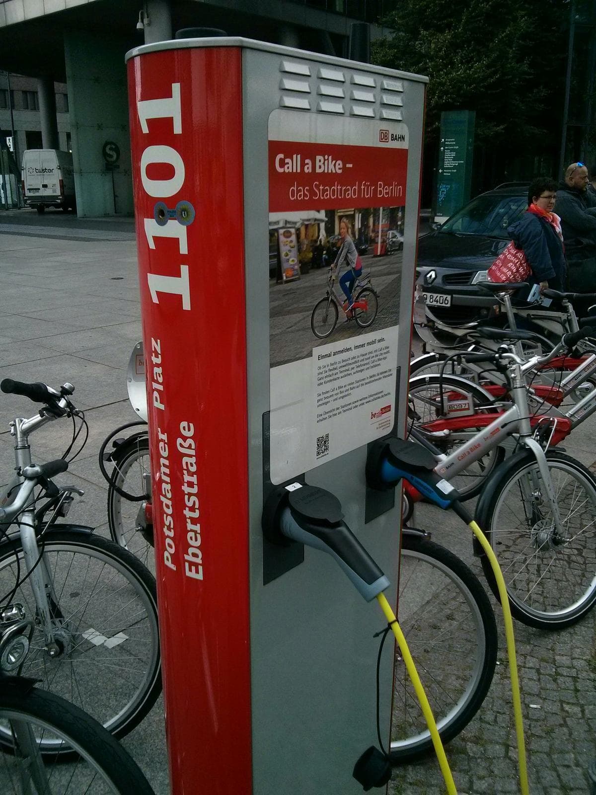 Foto der Ladestation Berliner Stadtwerke Potsdamer Platz 2 AC