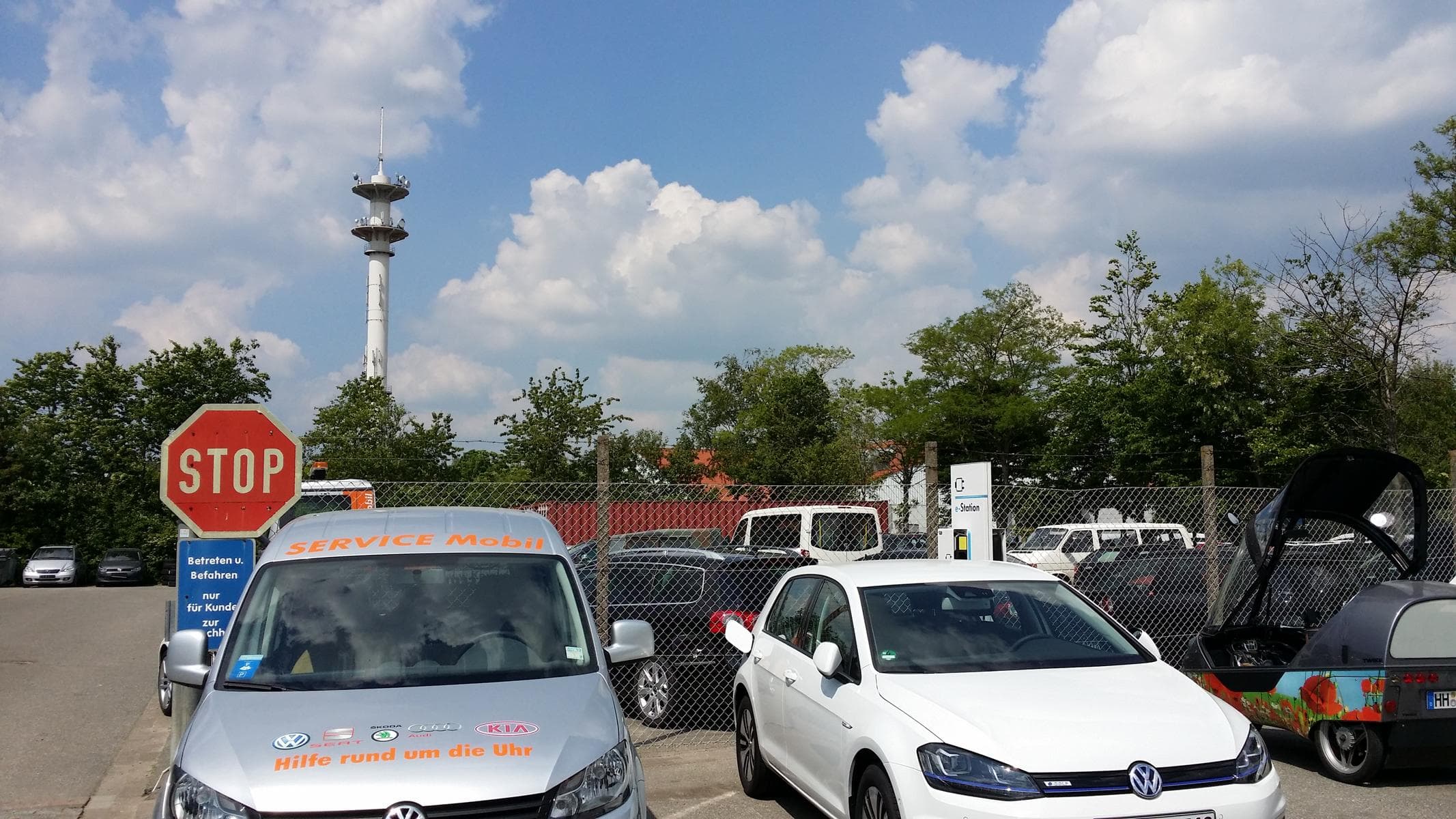 Foto der Ladestation Ladestation