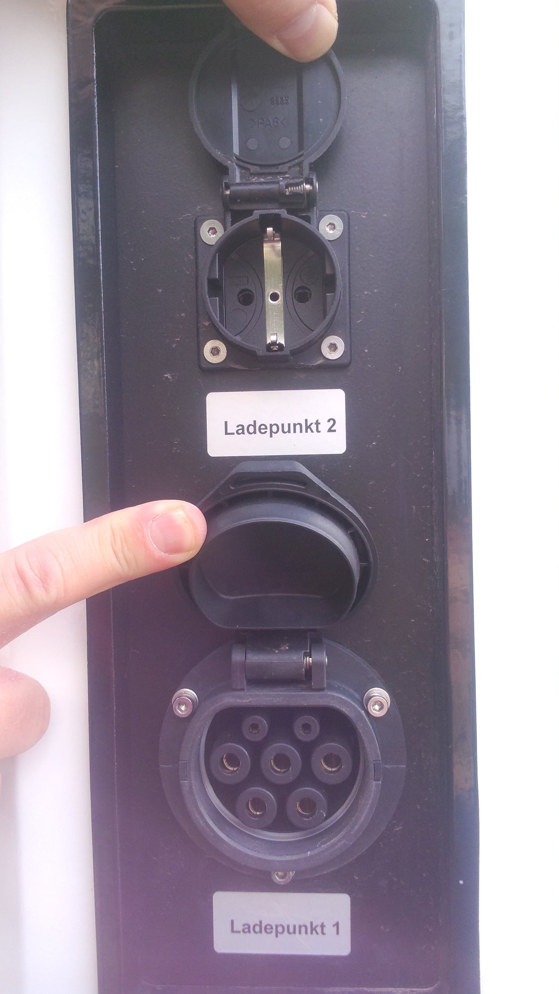 Foto der Ladestation TMO 2LP Quartier Funpark