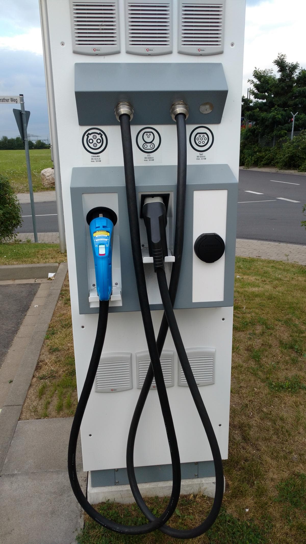 Foto der Ladestation Westfalen AG - Köln Spenrather Weg