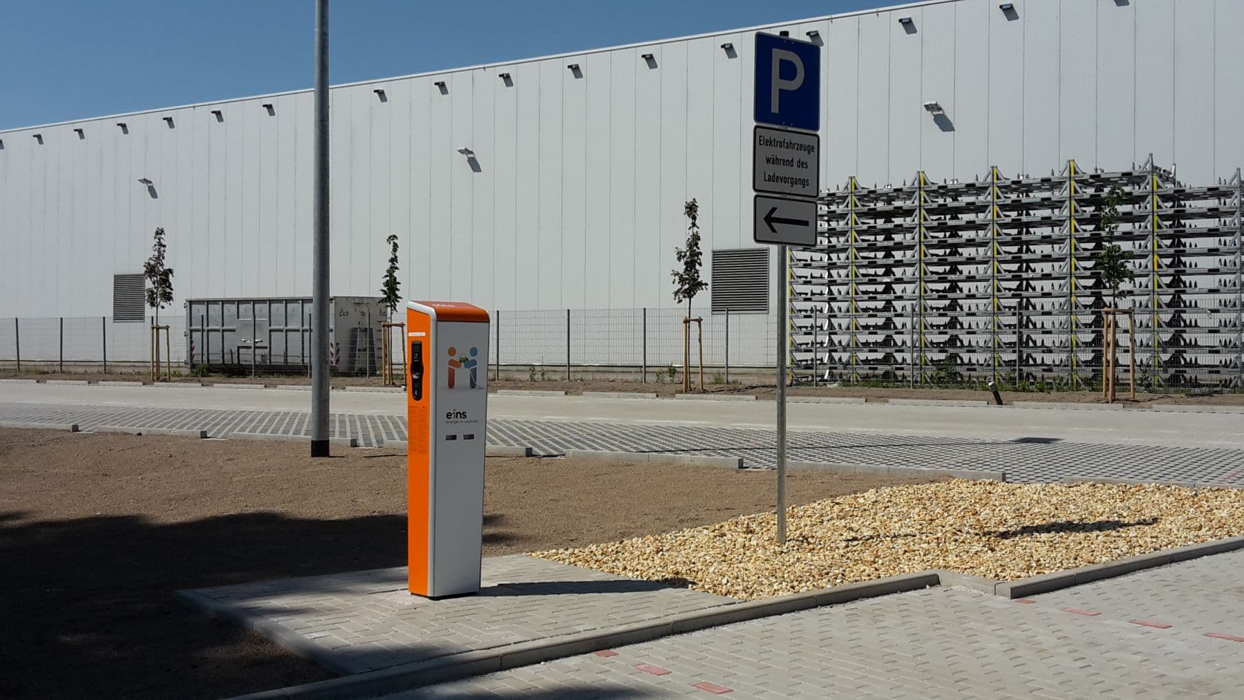 Foto der Ladestation Parkplatz "Rhenus Logistics"