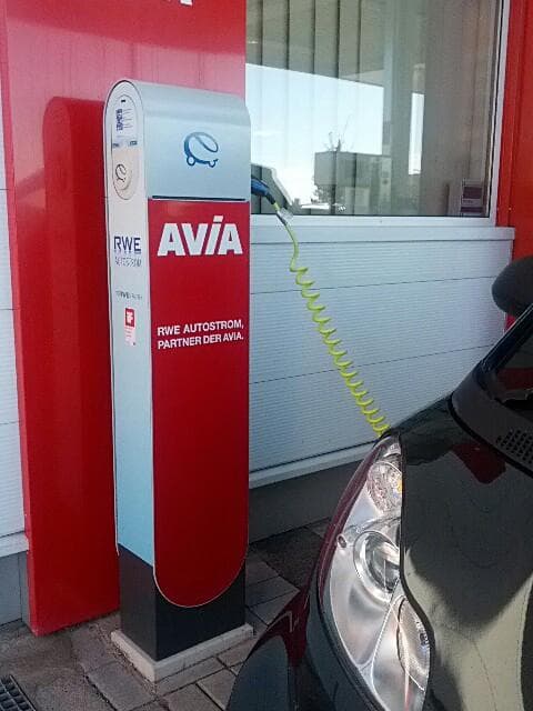 Foto der Ladestation AVIA Volt