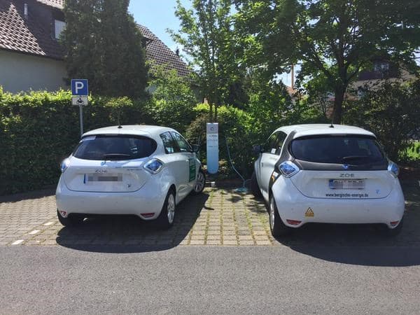 Foto der Ladestation Ladestation