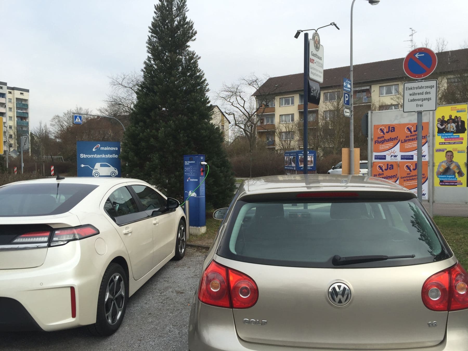 Foto der Ladestation Mainova AC Mörfelden Okrifteler Str