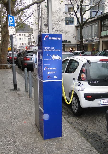 Foto der Ladestation Mainova AC FFM Bleidenstr