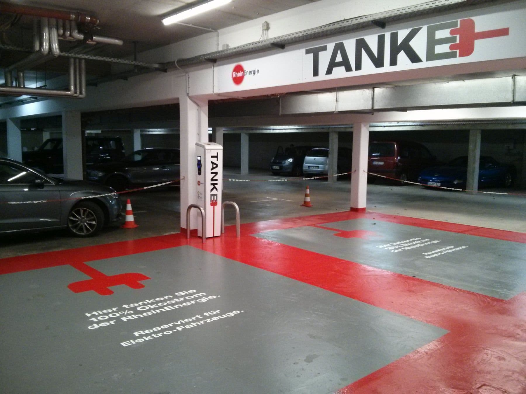Foto der Ladestation [TankE] - Parkhaus Oberpleis