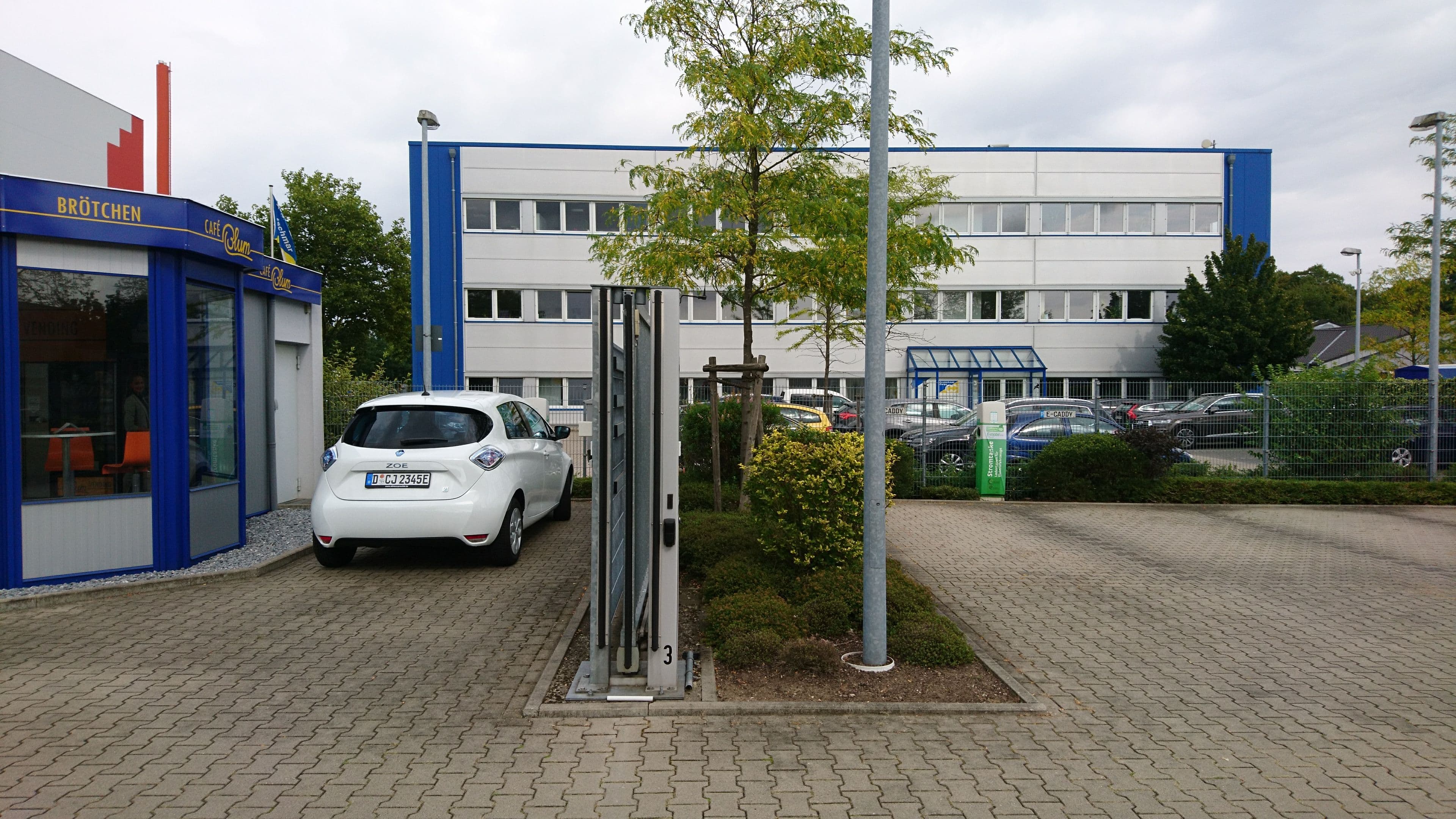 Foto der Ladestation Betriebsverpflegung Blum